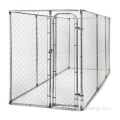 2.29m x3.96mx1.83m height Galvanised Metal Dog Run Kennel